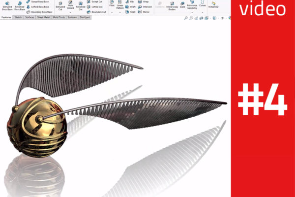 golden snitch in SolidWorks