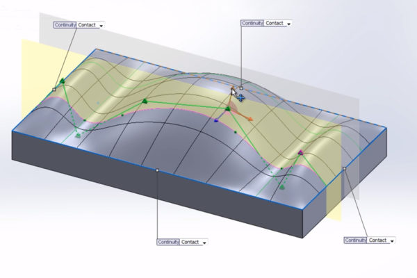 Free forming in SolidWorks