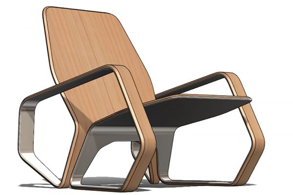solidworks one piece chair video