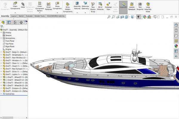 SOLIDWORKS Yacht course