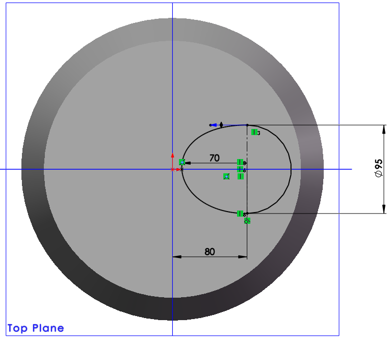 ellipse spline