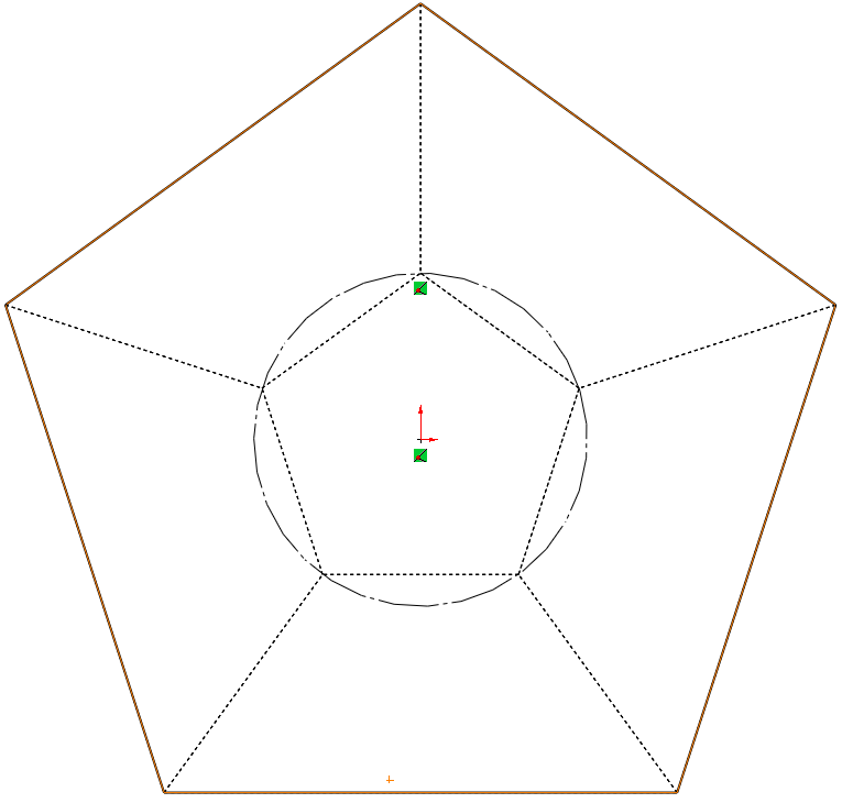 SOLIDWORKS Construction Circle