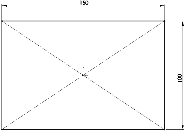 Draw a center rectangle