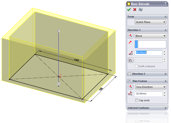 Thin Extrude